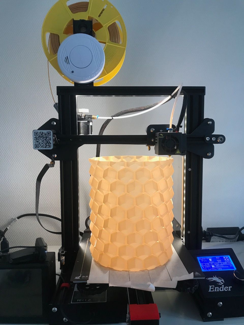 lampshade printing on a ender 3 pro