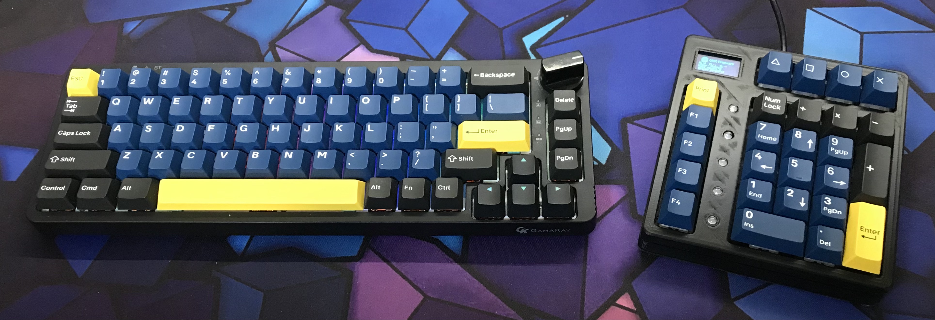 65% keyboard and the macro numpad